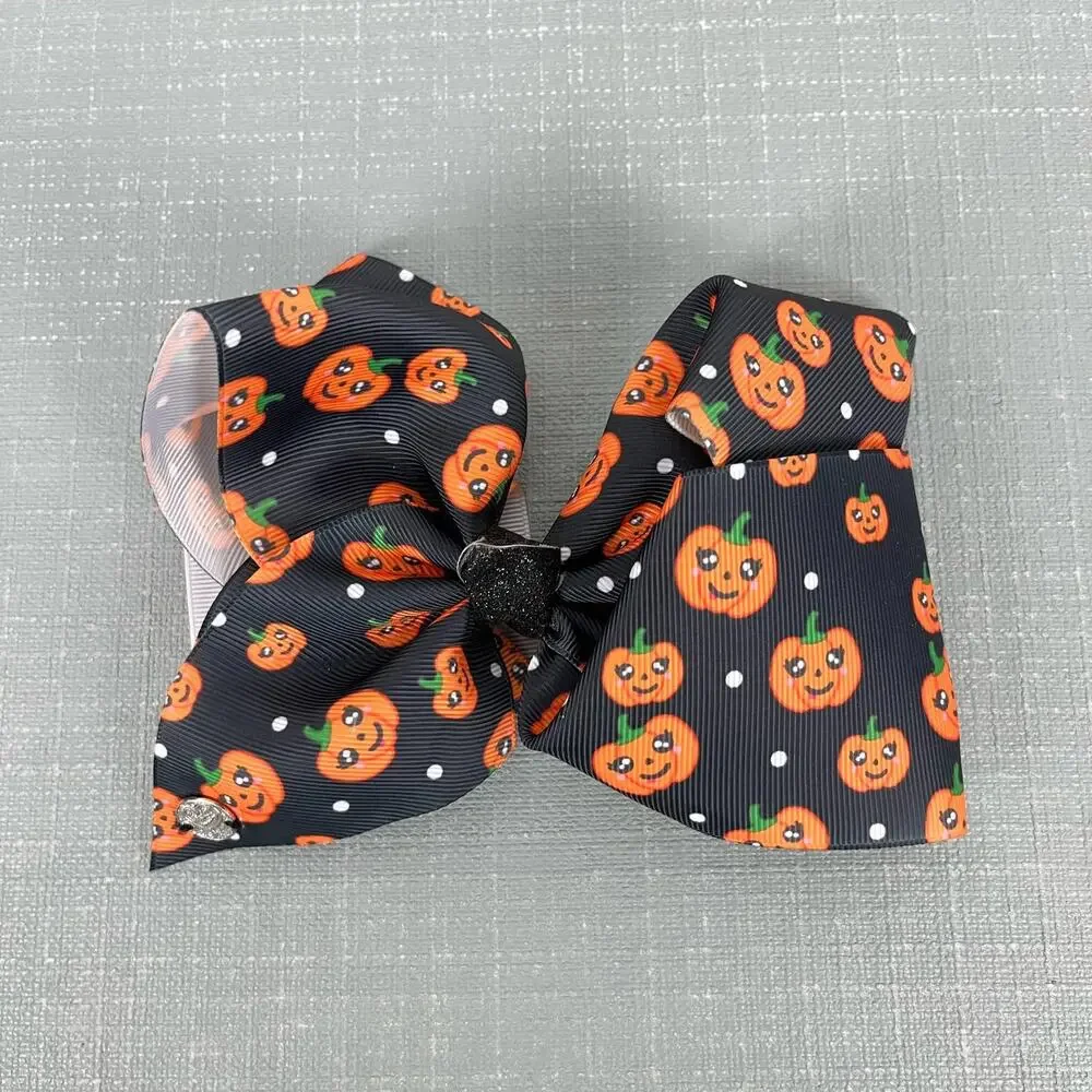 JoJo Halloween Pumpkin Hair Bow
